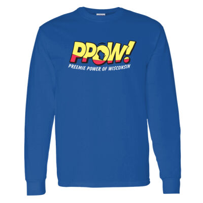 PPOW - Heavy Cotton 100% Cotton Long Sleeve T Shirt Thumbnail