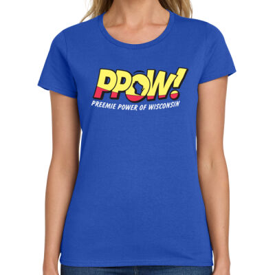 PPOW - Ladies Heavy Cotton 100% Cotton T Shirt Thumbnail