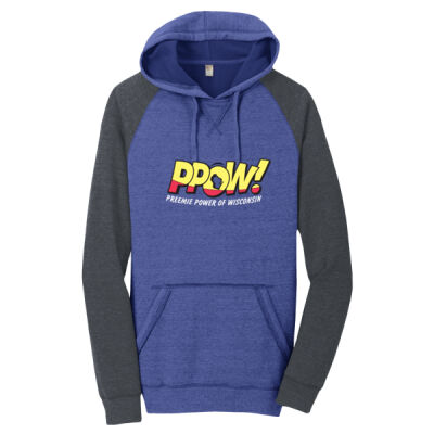 PPOW - Young Mens Lightweight Fleece Raglan Hoodie Thumbnail