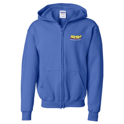 PPOW - Heavy Blend Youth Full-Zip Hooded Sweatshirt Thumbnail