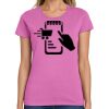 Ladies Heavy Cotton 100% Cotton T Shirt Thumbnail
