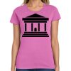Ladies Heavy Cotton 100% Cotton T Shirt Thumbnail