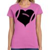 Ladies Heavy Cotton 100% Cotton T Shirt Thumbnail