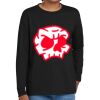 Youth Heavy Cotton 100% Cotton Long Sleeve T Shirt Thumbnail
