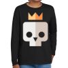 Youth Heavy Cotton 100% Cotton Long Sleeve T Shirt Thumbnail