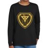 Youth Heavy Cotton 100% Cotton Long Sleeve T Shirt Thumbnail