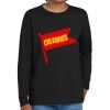 Youth Heavy Cotton 100% Cotton Long Sleeve T Shirt Thumbnail