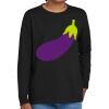Youth Heavy Cotton 100% Cotton Long Sleeve T Shirt Thumbnail