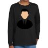 Youth Heavy Cotton 100% Cotton Long Sleeve T Shirt Thumbnail