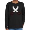 Youth Heavy Cotton 100% Cotton Long Sleeve T Shirt Thumbnail